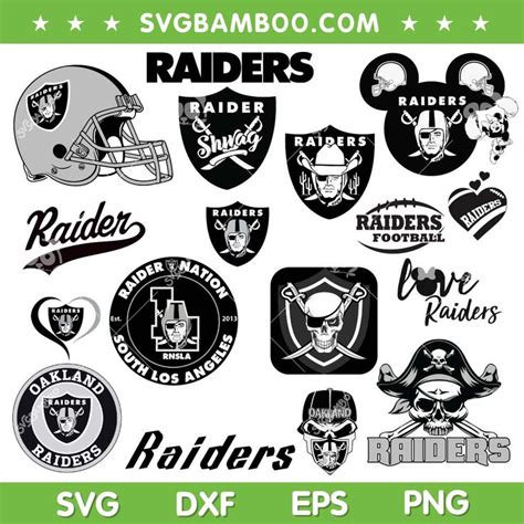 Oakland Raiders SVG Bundle, Raiders Football SVG Bundle, NFL Football ...