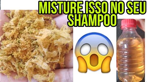 COLOQUE ISSO NO SHAMPOO e VEJA SEU CABELO CRESCER MUITO RÁPIDO