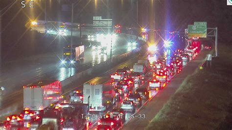 Crash Closes Lane Of Interstate 70 West Near Us 33 Exit Nbc4 Wcmh Tv