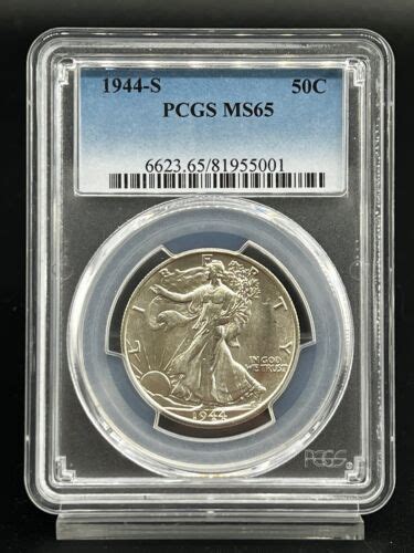 1944 S Walking Liberty Half Dollar PCGS MS65 EBay