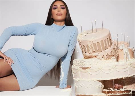 Kim Kardashian Celebrates Her Birthday Month By Jumping Out Of A Cake ...