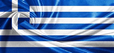 Premium Greece Flag Dynamic Waving Design On Silky Background, Premium ...