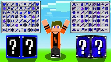 DESAFIO LUCKY BLOCK DE BURACO NEGRO VS LUCKY BLOCK LIFE NO MINECRAFT