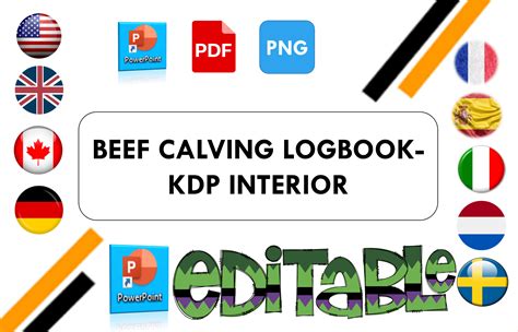 Beef Calving Logbook Kdp Interior Graphic By Ame Creative Fabrica