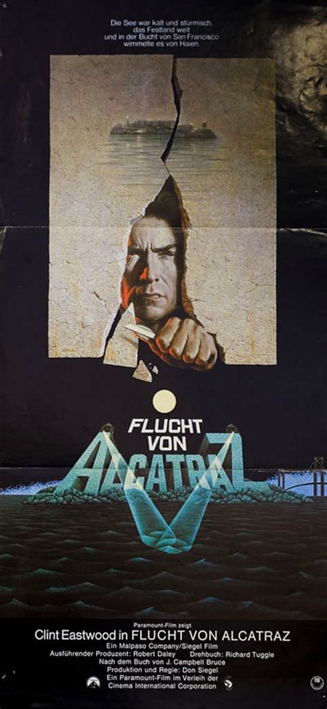 Escape from Alcatraz Original 1979 German A3 Movie Poster - Posteritati ...