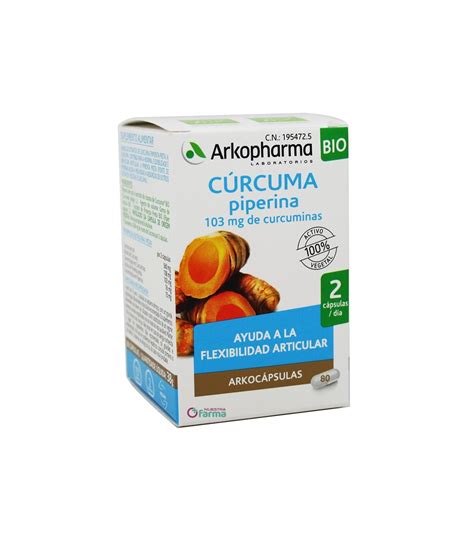 ARKOCAPSULAS CURCUMA BIO 80 CAPSULAS