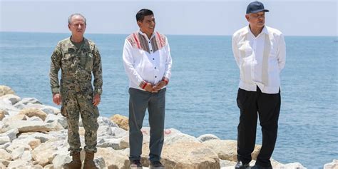 Amlo Inaugura Rompeolas M S Grande De Latinoam Rica Presencia Mx