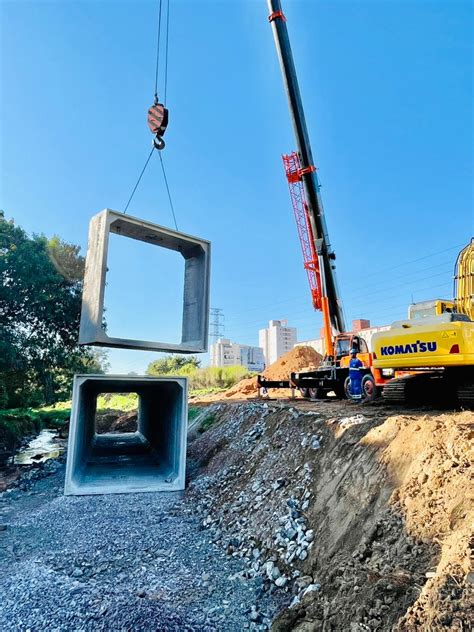 Prefeitura E Saae Sorocaba Instalam Aduelas Em Obra De Interliga O