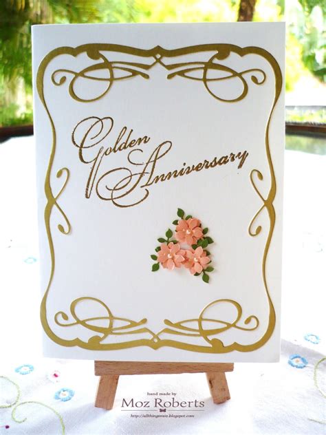 ...all things Moz: Golden Wedding Anniversary Cards