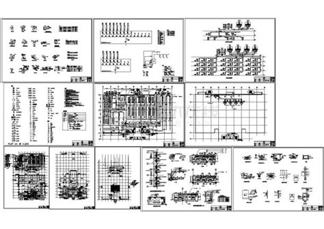 某纺织厂暖通空调设计全套cad施工图纸空调土木在线