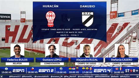 Puntaje Ideal on Twitter Sudamericana Huracán vs Danubio