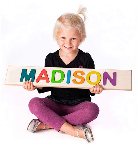 Wooden Personalized Name Puzzle - Gift Guru