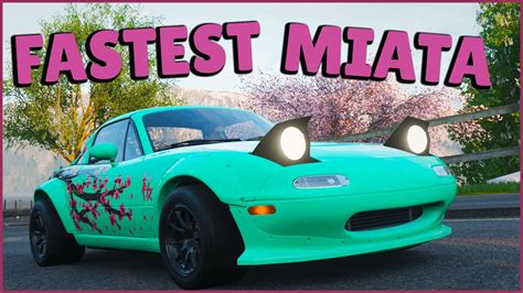 FASTEST NA MIATA 1994 Mazda MX5 Miata Drag Tune Forza Horizon 4