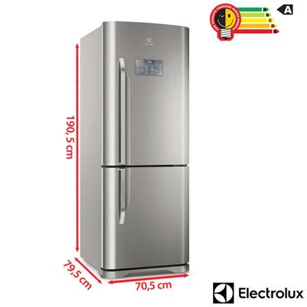 Refrigerador Bottom Freezer Inverter Electrolux De Portas Frost Free