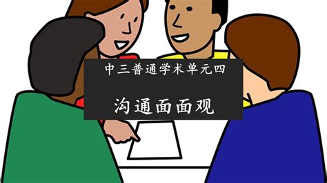 中三普通学术单元四核心 沟通面面观 Sec 3NA Unit 4 A Comprehensive View on