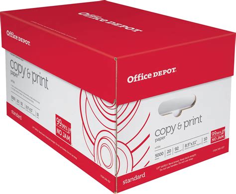 Office Depot White Copy Paper 8 12in X 11in 20 Lb