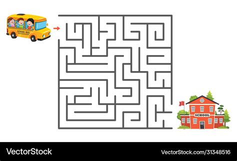 Maze game Royalty Free Vector Image - VectorStock