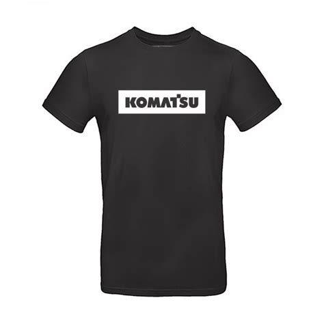 T Shirt Men Black Komatsu Merchandise Shop Official Apparel