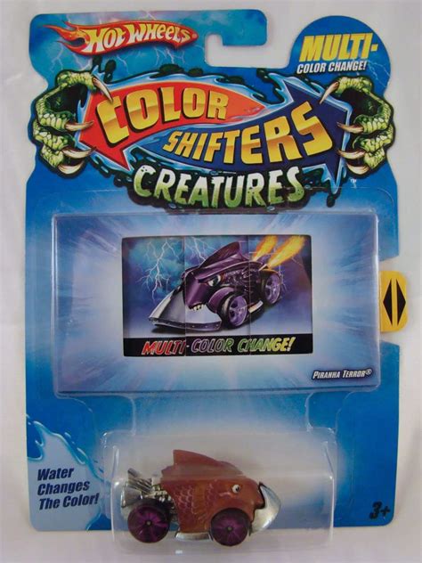 Mattel Hot Wheels Color Shifters Creatures 1 64 Car Piranha Terror