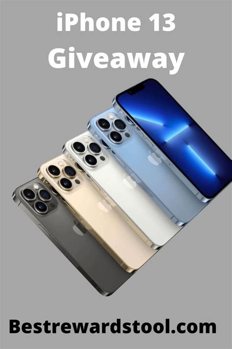 an advertisement for the iphone 13 giveaway