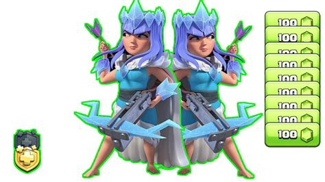 Unlock ICE QUEEN Skin Clash Of Clans YouTube