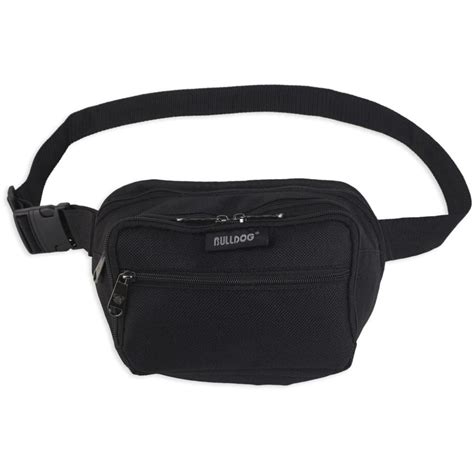 Fanny Pack Holster Black with black trim - medium