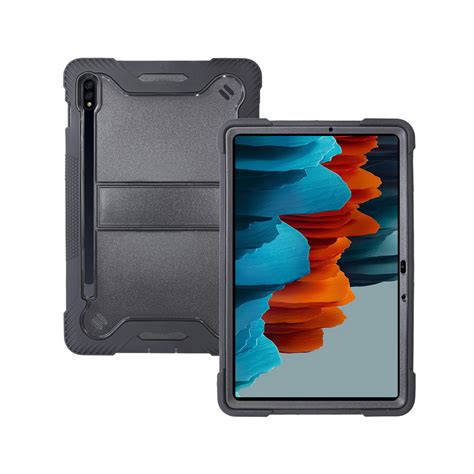 Capa Samsung Tab S7 Anti Choque Suporte Preto Copertini