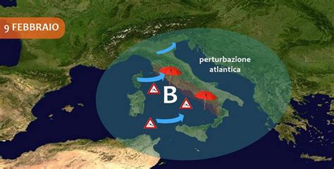 Maltempo Nuova Perturbazione Domani Al Centro Sud Libeccio E Piogge