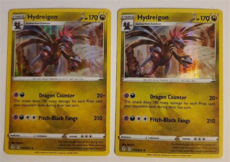 Hydreigon Mint Holo Rare Evolving Skies Pokemon Tcg Set Card