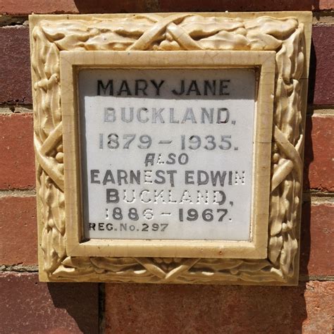 Mary Jane McFadden Buckland 1879 1935 Find A Grave Memorial