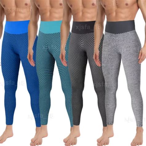 Jogginghose für Herren hohe Taille Anti Cellulite Leggings Push Up