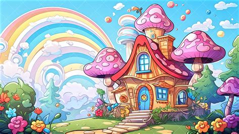 BACKGROUND - Cartoon Cottage 1