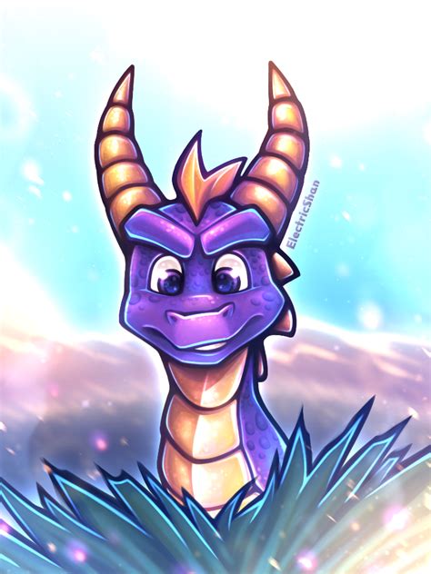 Spyro the Dragon by ElectricShan on DeviantArt