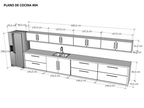 Planos De Cocinas Integrales Con Medidas En Pdf Gratis