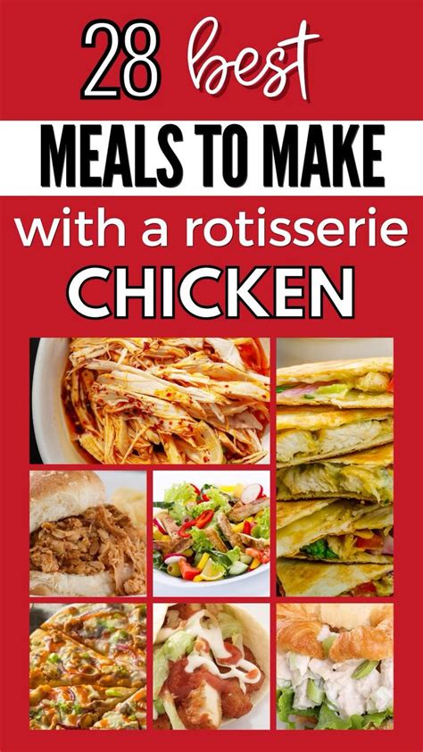 28 Easy Shortcut Rotisserie Chicken Dinner Ideas Budgeting For Bliss