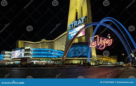 The STRAT Hotel, Casino and SkyPod and Las Vegas Boulevard Gateway ...