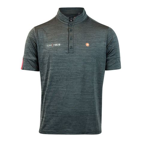 Castelli Tech Collarless Polo Shirt Ineos Cykom