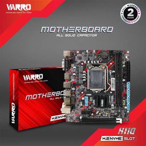 Jual MOTHERBOARD VARRO H110M NVME DDR4 SOCKET LGA 1151 H110 M2 NVME