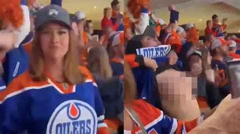 Flashing Edmonton Oilers fan takes drastic action to conceal identity after going viral | indy100