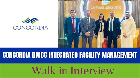 Walk In Interview At Concordia Dmcc Integrated Facility Management