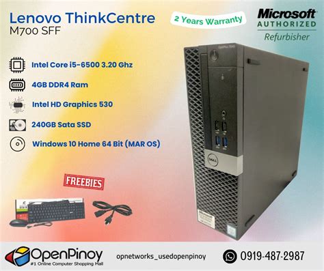 Lenovo ThinkCentre M700 SFF, Computers & Tech, Desktops on Carousell