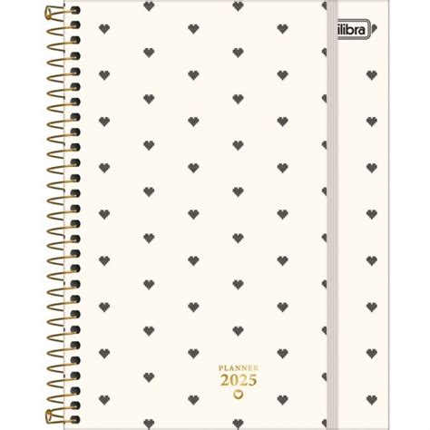 Planner Espiral X Cm West Village Fundo Bege Cora Es