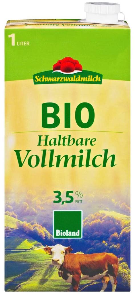 Schwarzwaldmilch Bioland Haltbare Vollmilch Fett L Packg Von