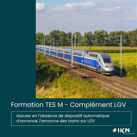 Formation Tes M Compl Ment Lgv Assurer En L Absence De Dispositif