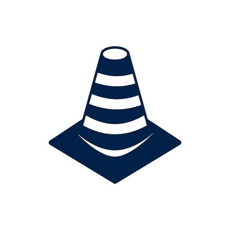 Premium Vector Road Traffic Cone Icon Illustration Vector Symbol