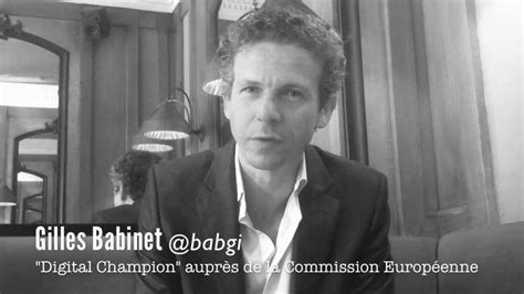 Twitter et Gilles Babinet Digital Champion auprès de la commission