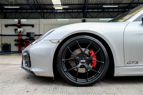 Porsche Cayman GTS 981 Silver BBS FI R Wheel Front