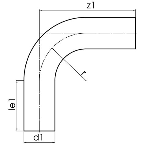 Seamless Bend Sdr Pe Rc Long Spigot For Butt And