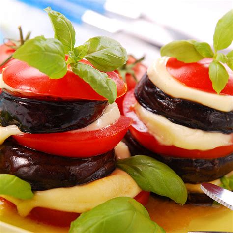 Recette Millefeuille La Mozzarella Tomates Et Aubergines