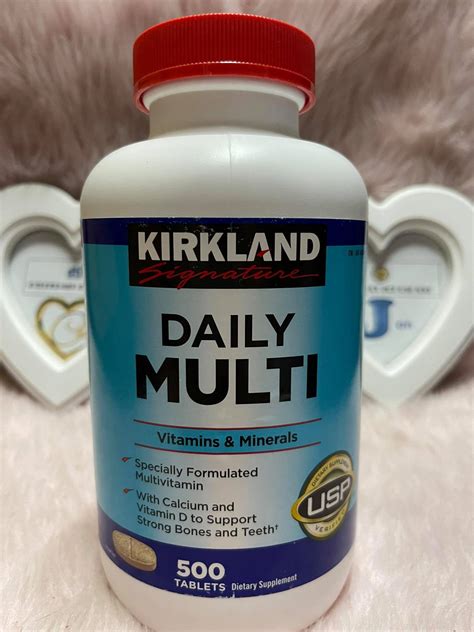 Authentic Kirkland Signature™ Daily Multi Vitamin And Minerals 500 Tablets Expires October